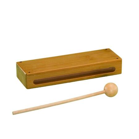 RYTHM BAND Bamboo Wood Block with Mallet RBN125